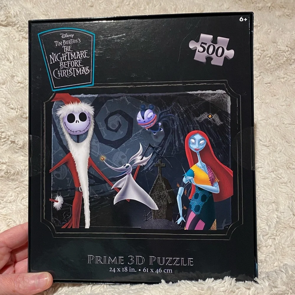 DISNEY The Nightmare Before Christmas 3D Puzzle NEW 500 pieces Never Opened